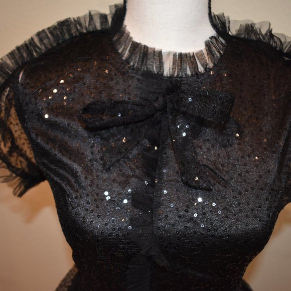 SOLD Wednesday Addams style dress - Picture 6 of 14